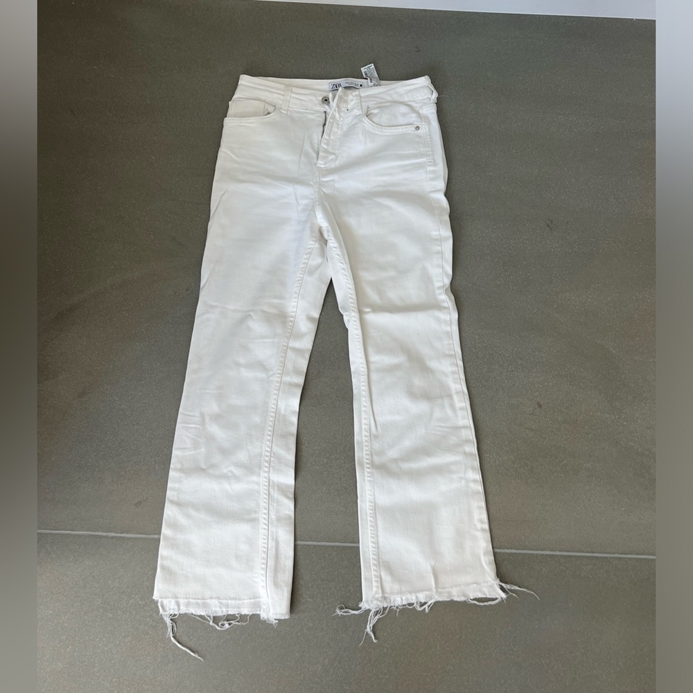 Zara white jeans